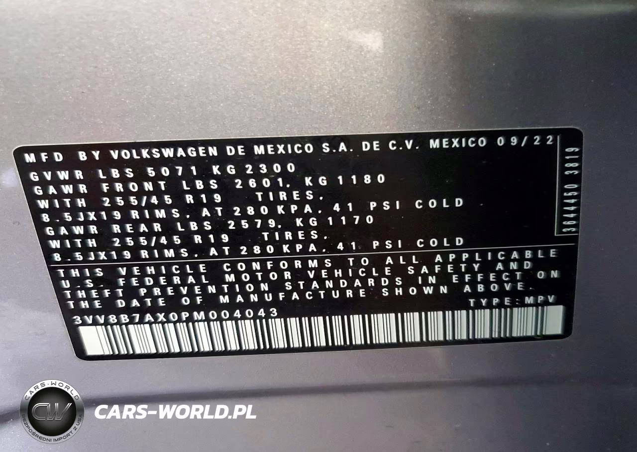 2023 Volkswagen Tiguan Se R-Line Black VIN:3VV8B7AX0PM004043 - 13