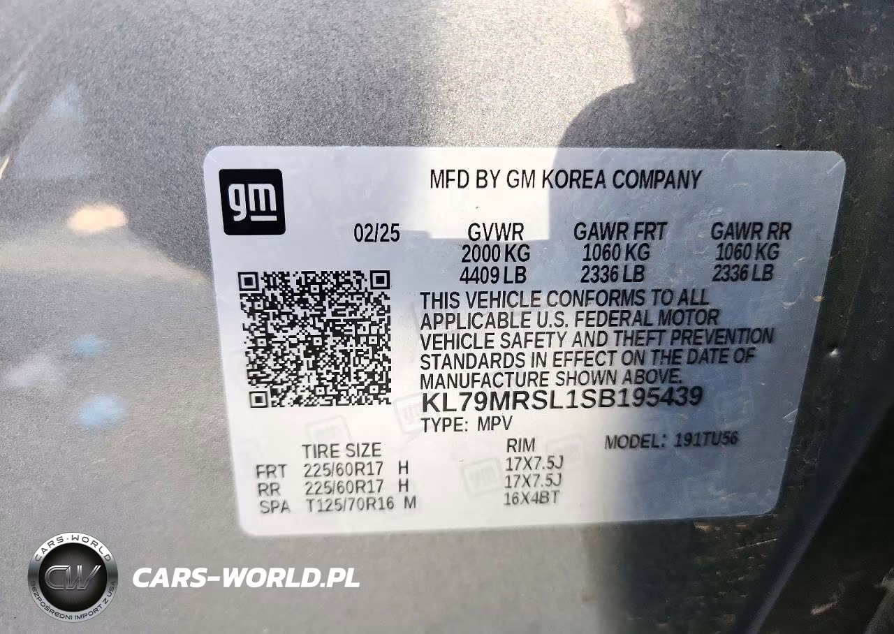2025 Chevrolet Trailblazer Lt VIN:KL79MRSL1SB195439 - 14