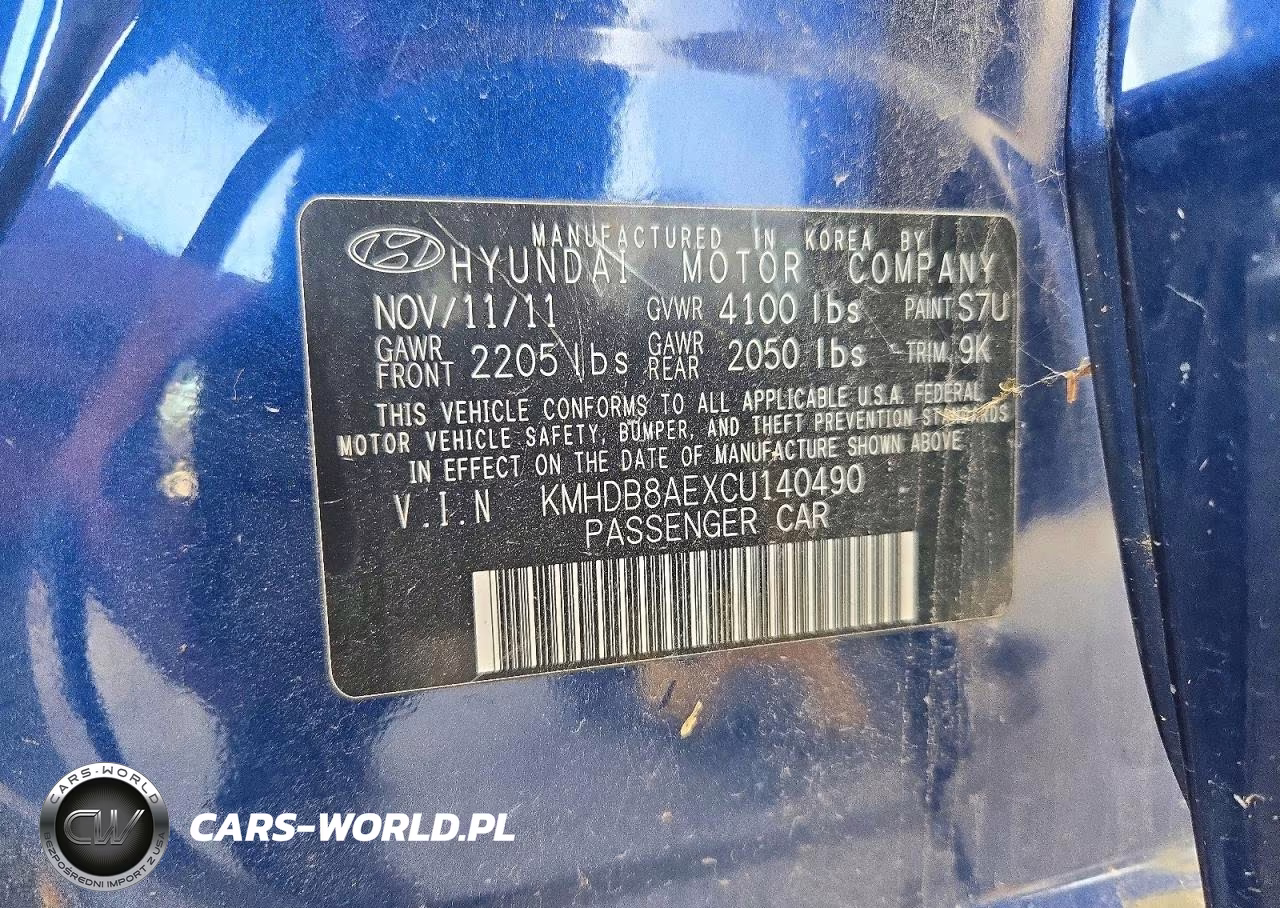 2012 Hyundai Elantra Touring Gls VIN:KMHDB8AEXCU140490 - 13