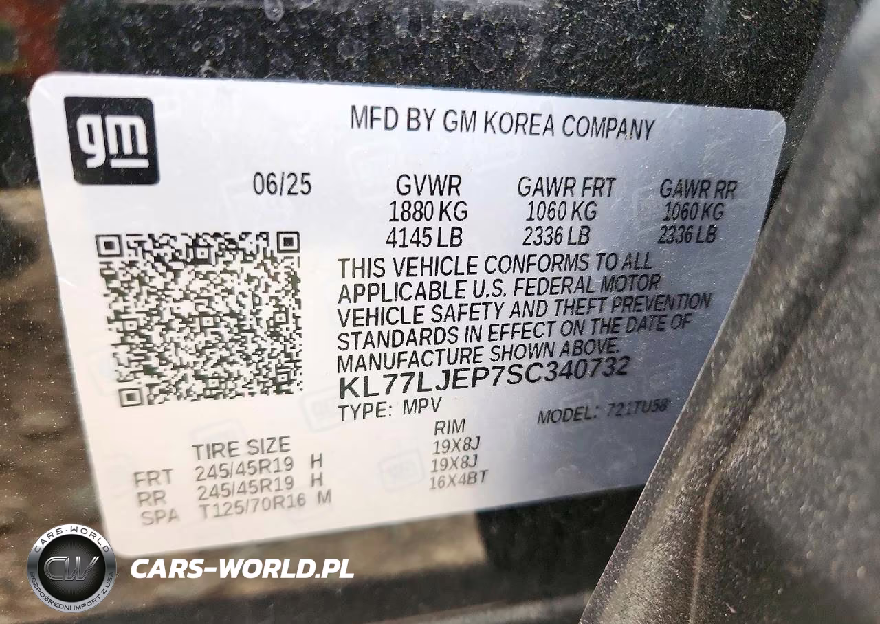 2025 Chevrolet Trax 2Rs VIN:KL77LJEP7SC340732 - 13