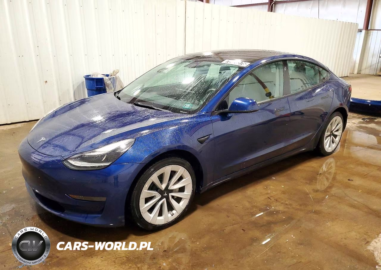 2022 Tesla Model 3 VIN:5YJ3E1EA3NF189645 - 1