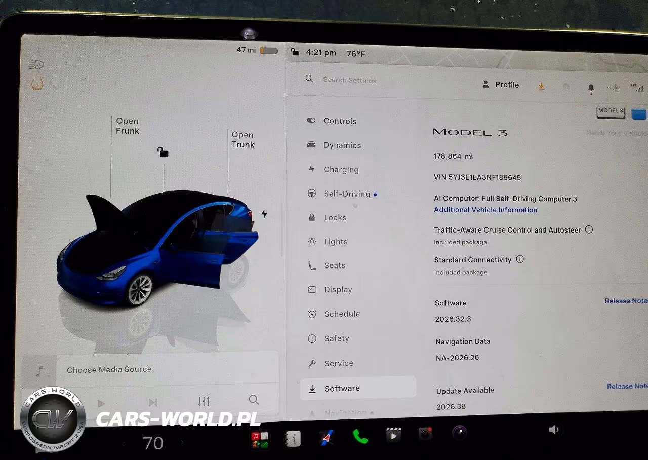 2022 Tesla Model 3 VIN:5YJ3E1EA3NF189645 - 9
