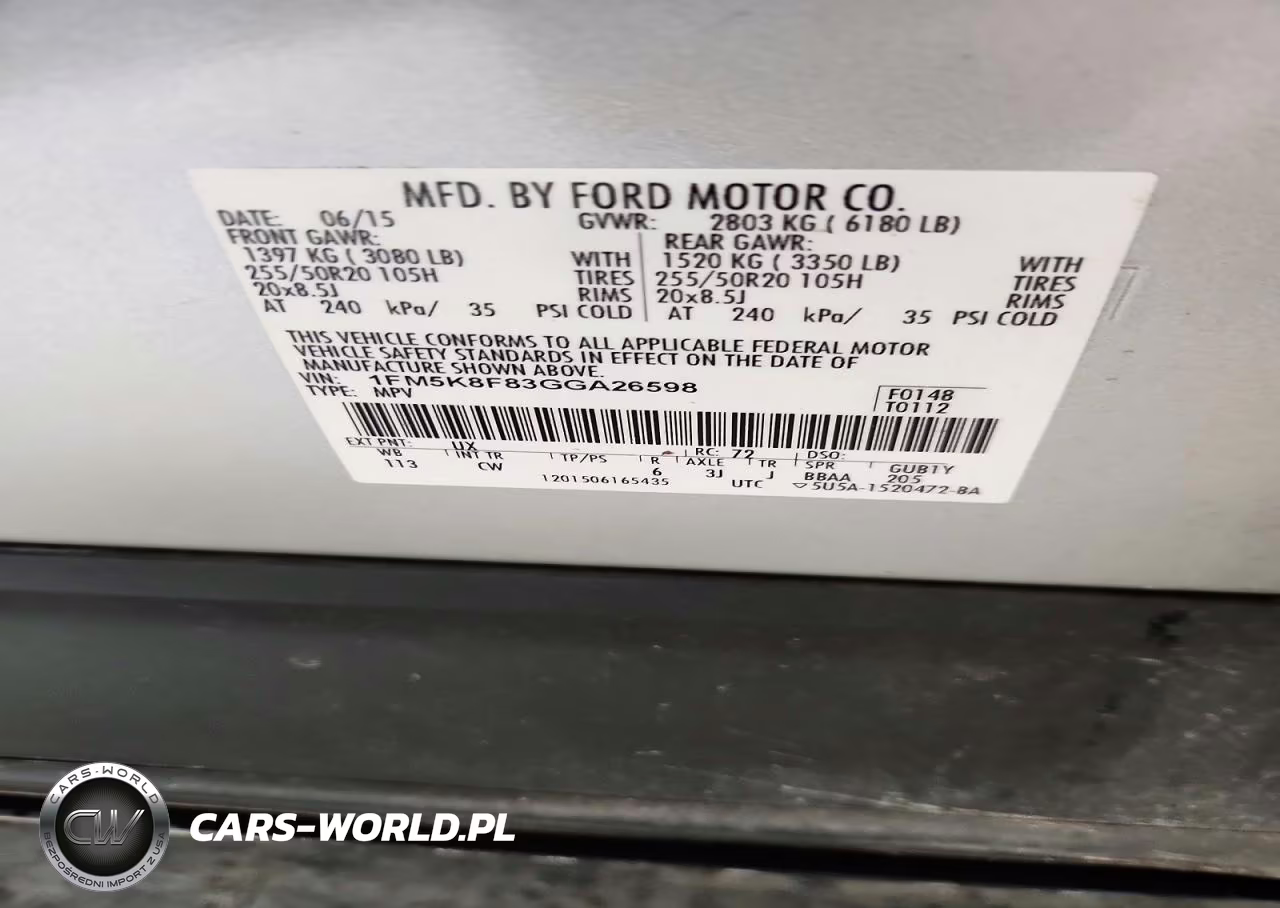 2016 Ford Explorer Limited VIN:1FM5K8F83GGA26598 - 13