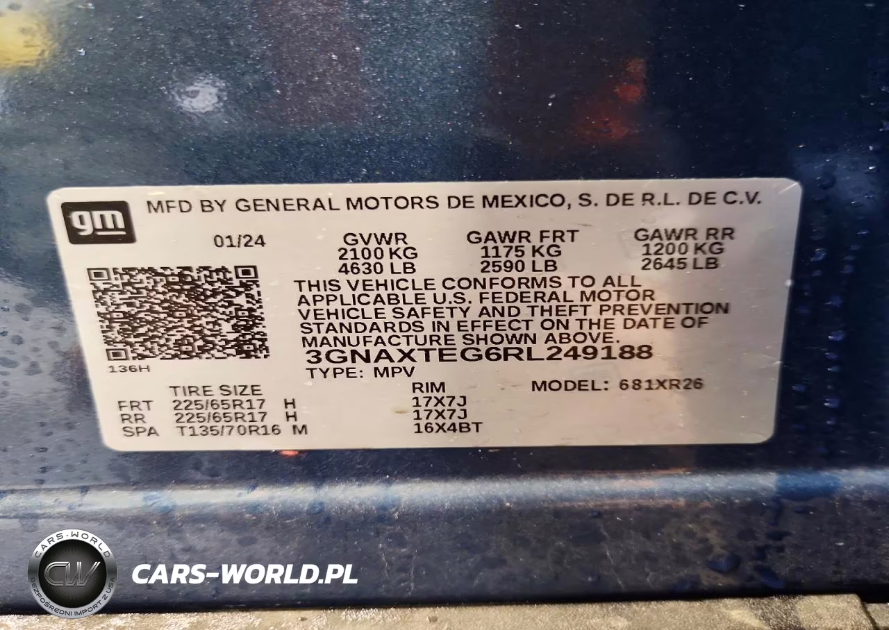 2024 Chevrolet Equinox Lt VIN:3GNAXTEG6RL249188 - 13