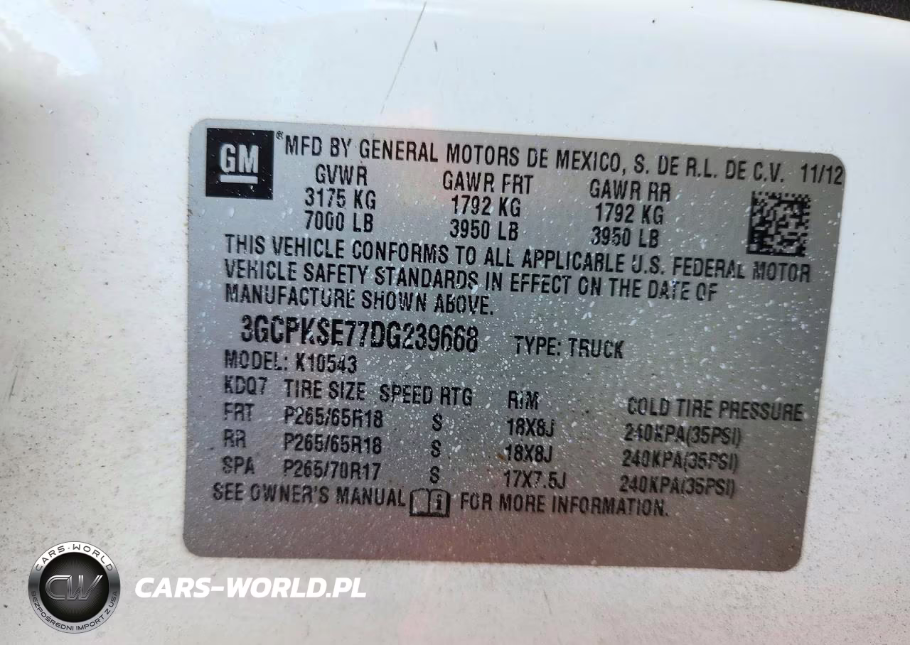 2013 Chevrolet Silverado K1500 Lt VIN:3GCPKSE77DG239668 - 12