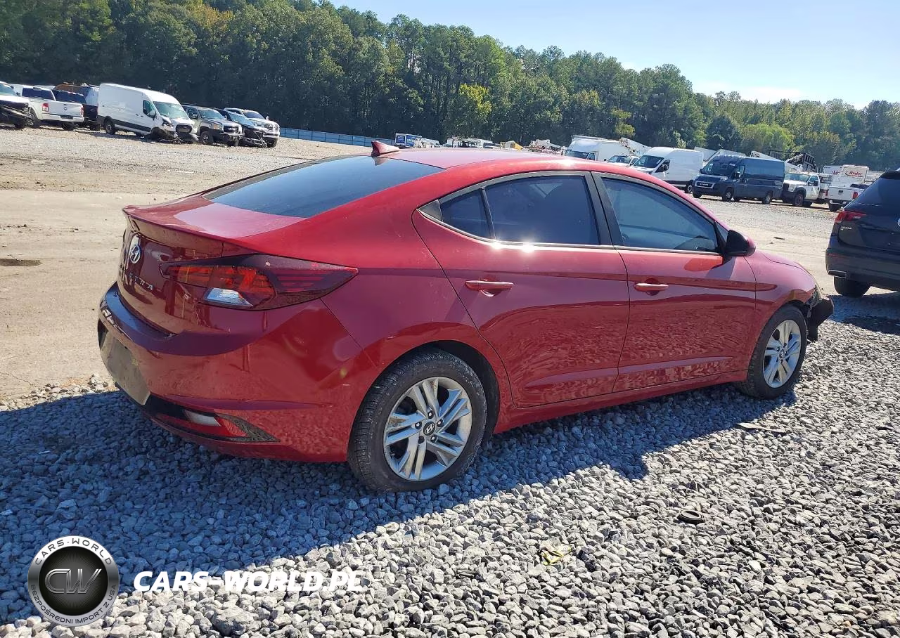 2019 Hyundai Elantra Sel VIN:KMHD84LF1KU770880 - 3