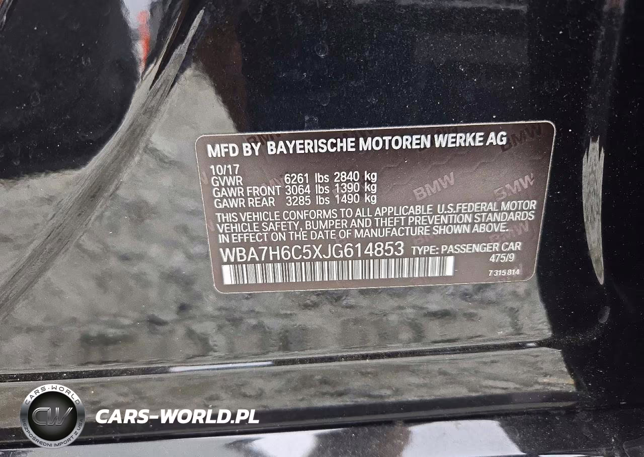 2018 BMW M760 Xi VIN:WBA7H6C5XJG614853 - 12