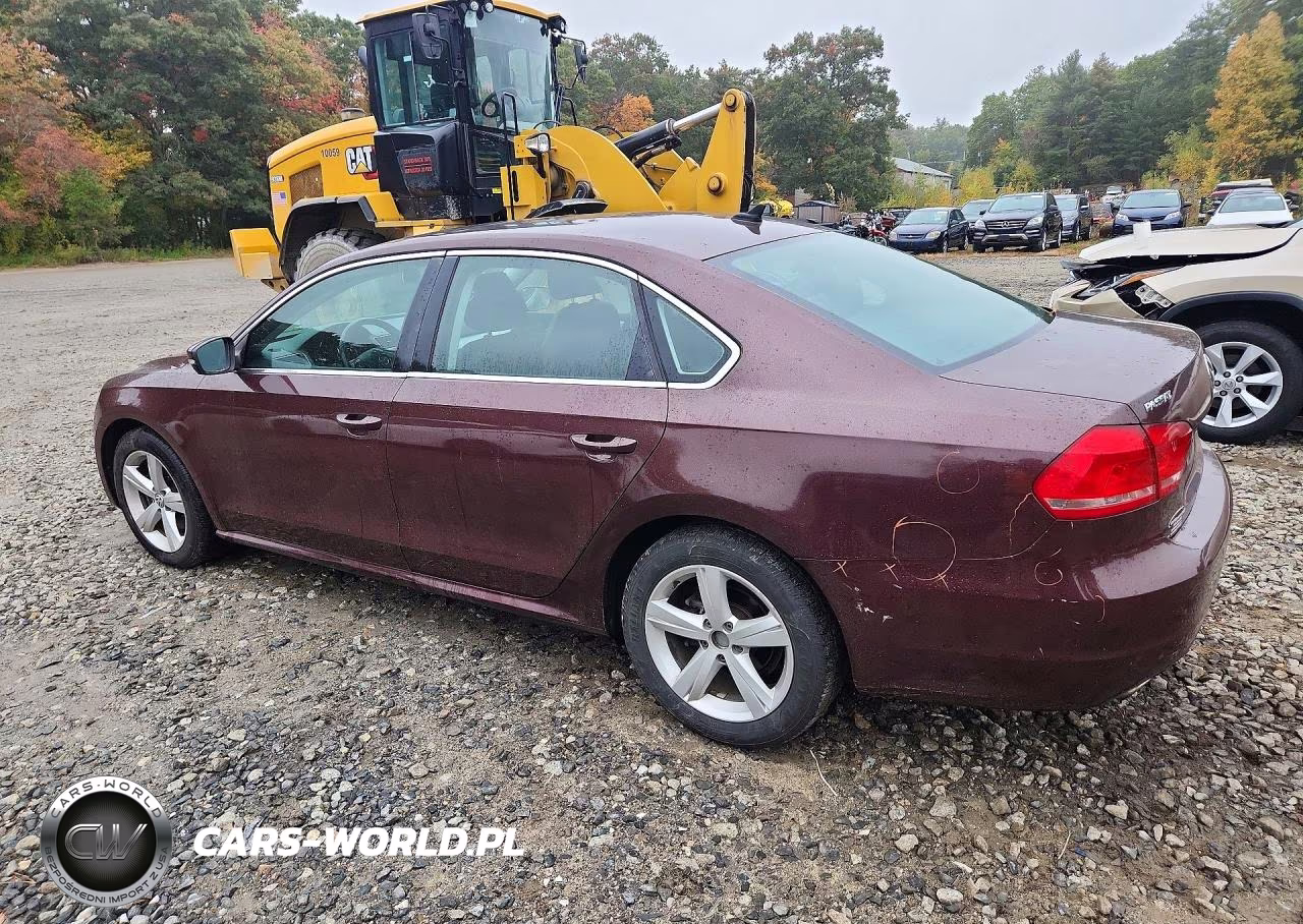 2013 Volkswagen Passat Se VIN:1VWBP7A34DC046678 - 2
