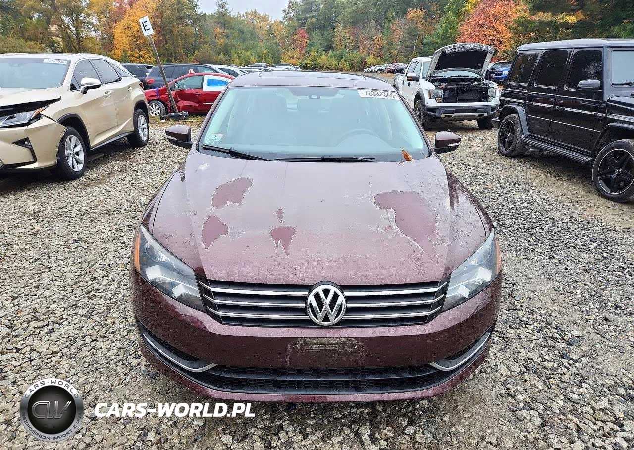 2013 Volkswagen Passat Se VIN:1VWBP7A34DC046678 - 5