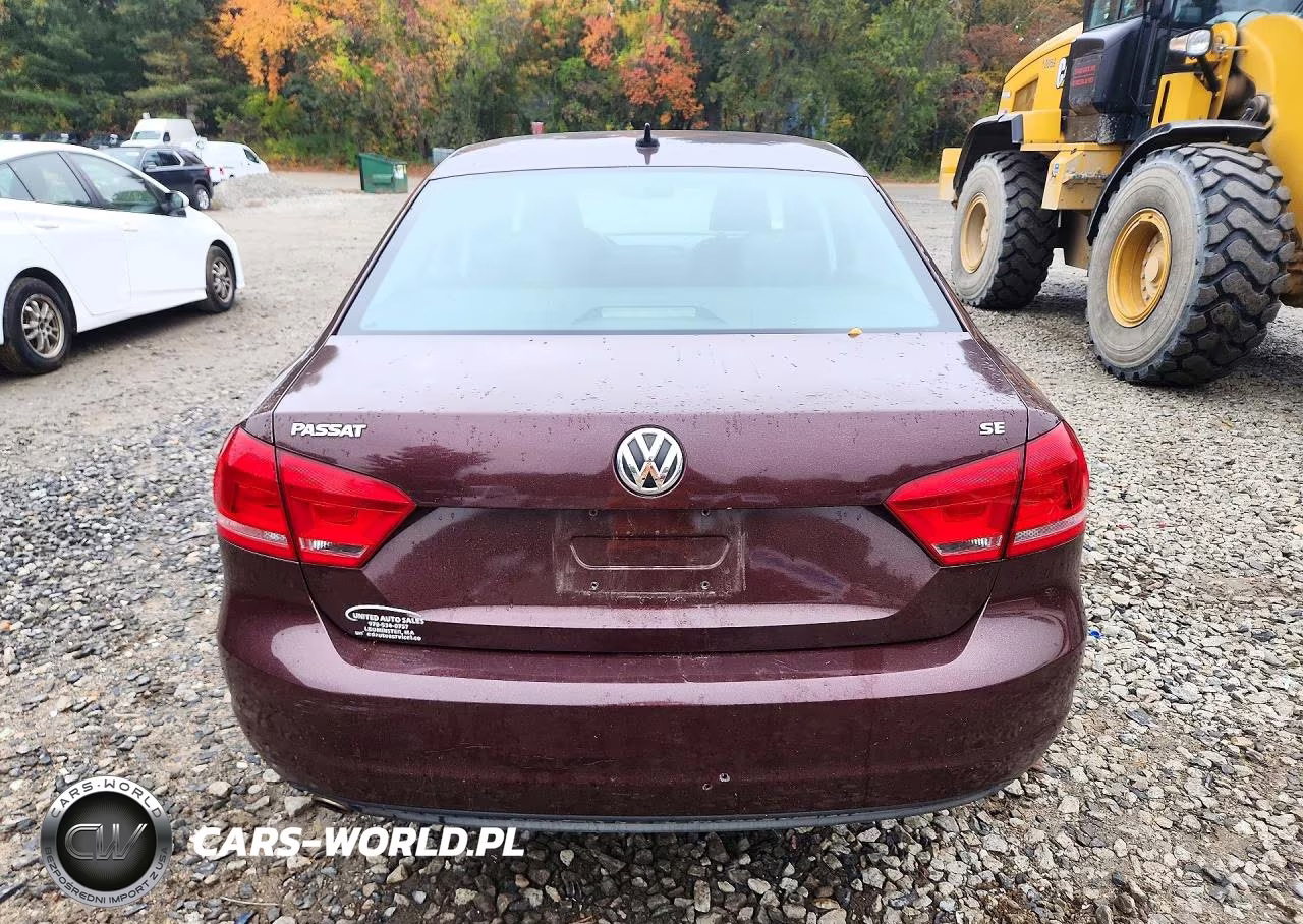 2013 Volkswagen Passat Se VIN:1VWBP7A34DC046678 - 6