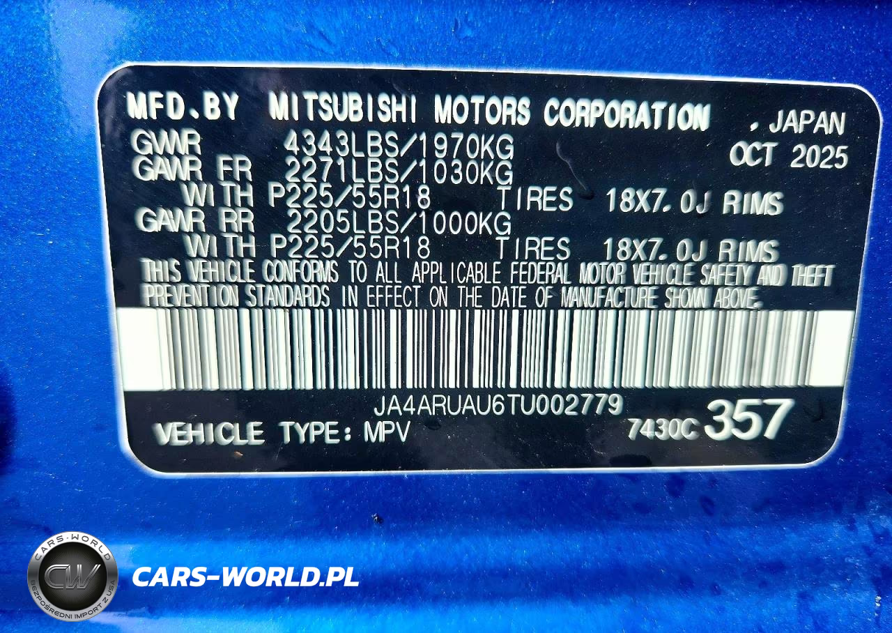 2026 Mitsubishi Outlander Sport S-Se VIN:JA4ARUAU6TU002779 - 14