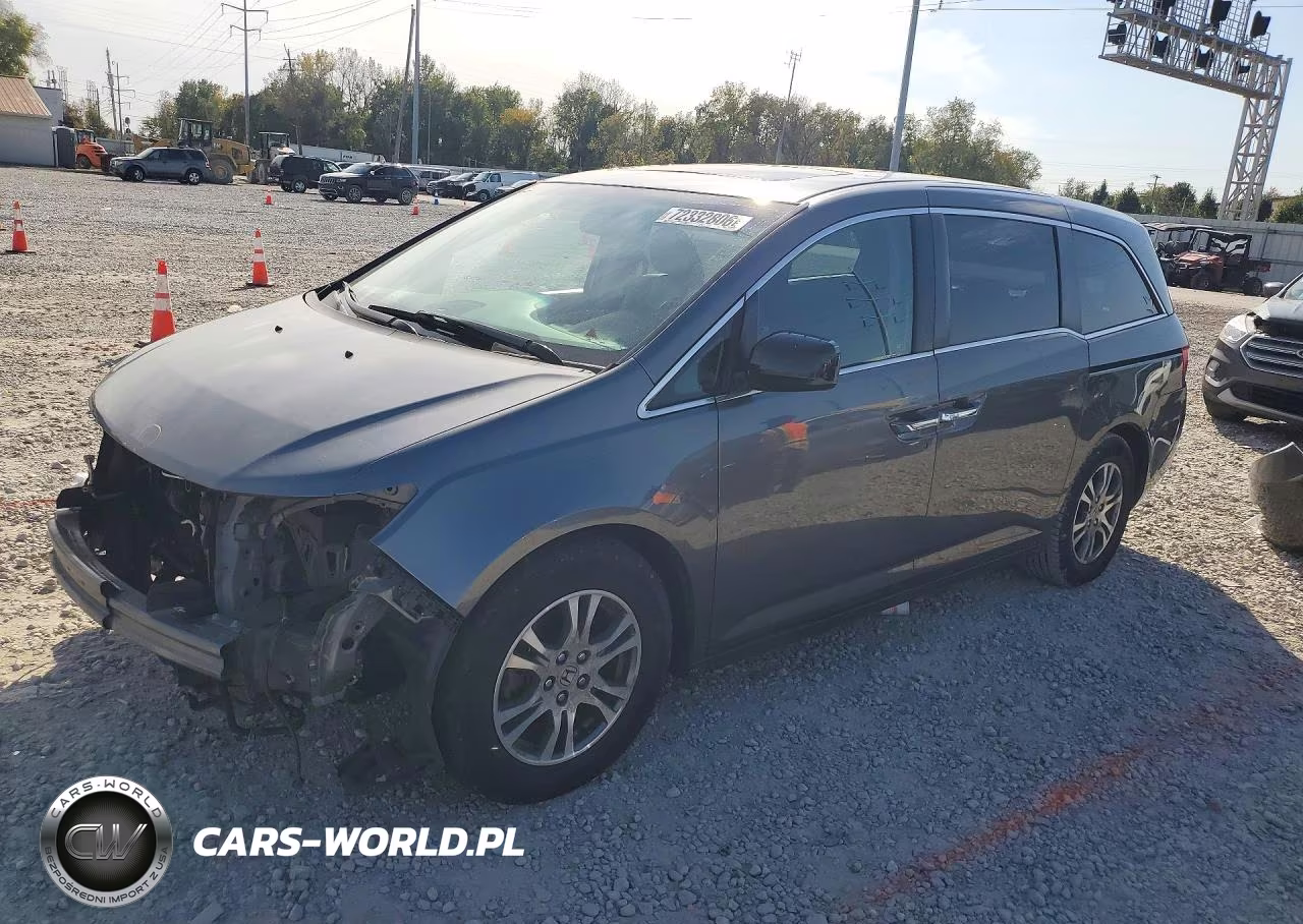 2012 Honda Odyssey Exl VIN:5FNRL5H67CB138533 - 1