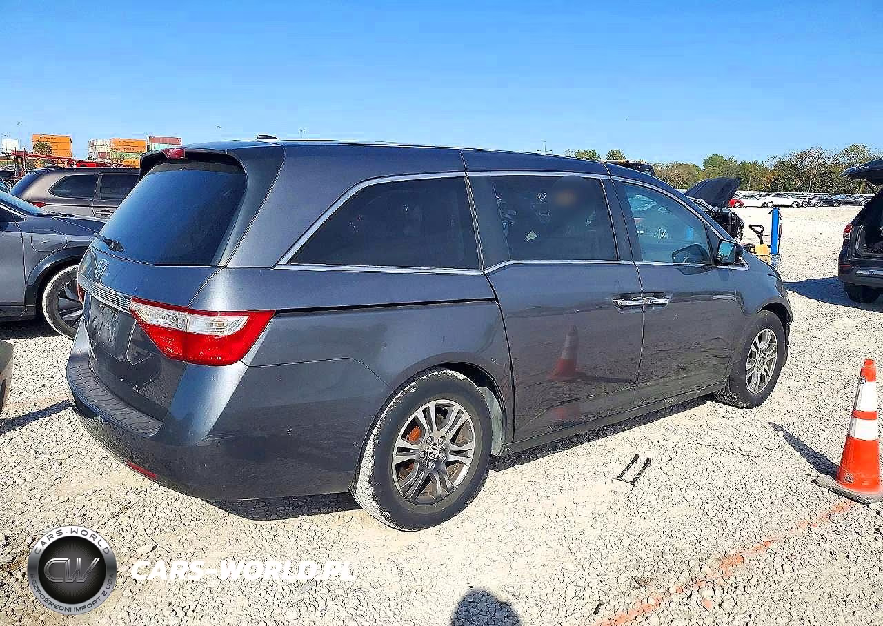 2012 Honda Odyssey Exl VIN:5FNRL5H67CB138533 - 3