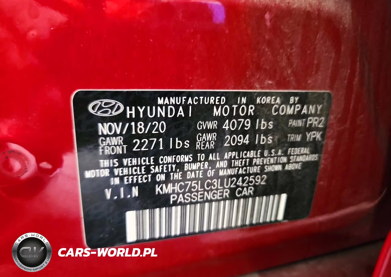 2020 Hyundai Ioniq Se VIN:KMHC75LC3LU242592 - 12