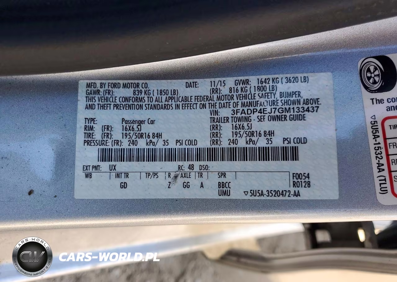 2016 Ford Fiesta Se VIN:3FADP4EJ7GM133437 - 13