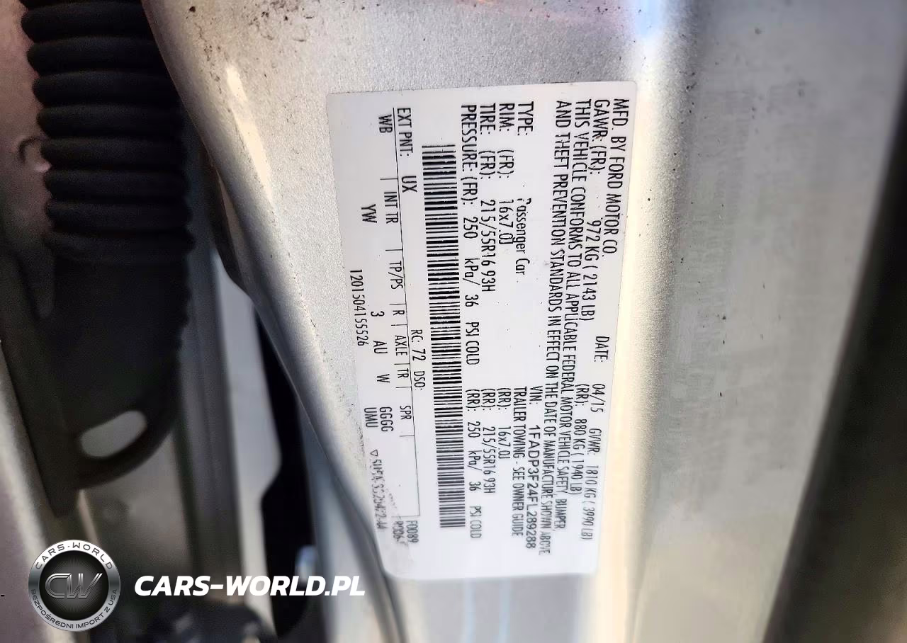 2015 Ford Focus Se VIN:1FADP3F24FL289288 - 12