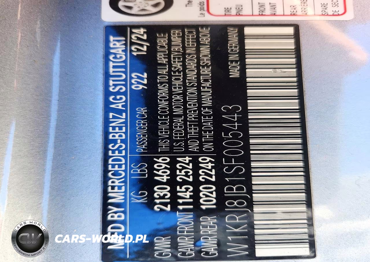 2025 Mercedes-Benz Amg Gt 63 Pro VIN:W1KRJ8JB1SF005443 - 12
