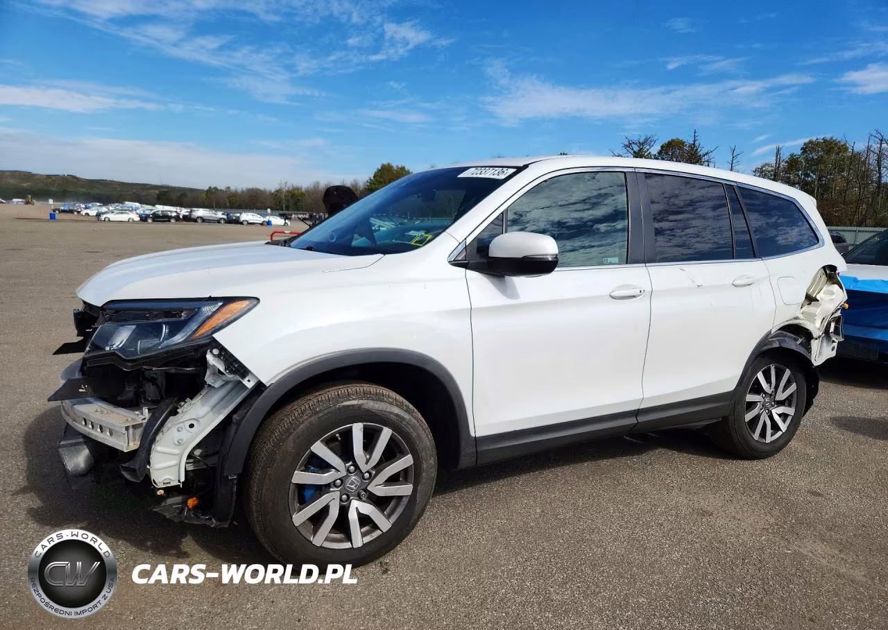 2021 Honda Pilot Exl VIN:5FNYF6H59MB037950 - 1