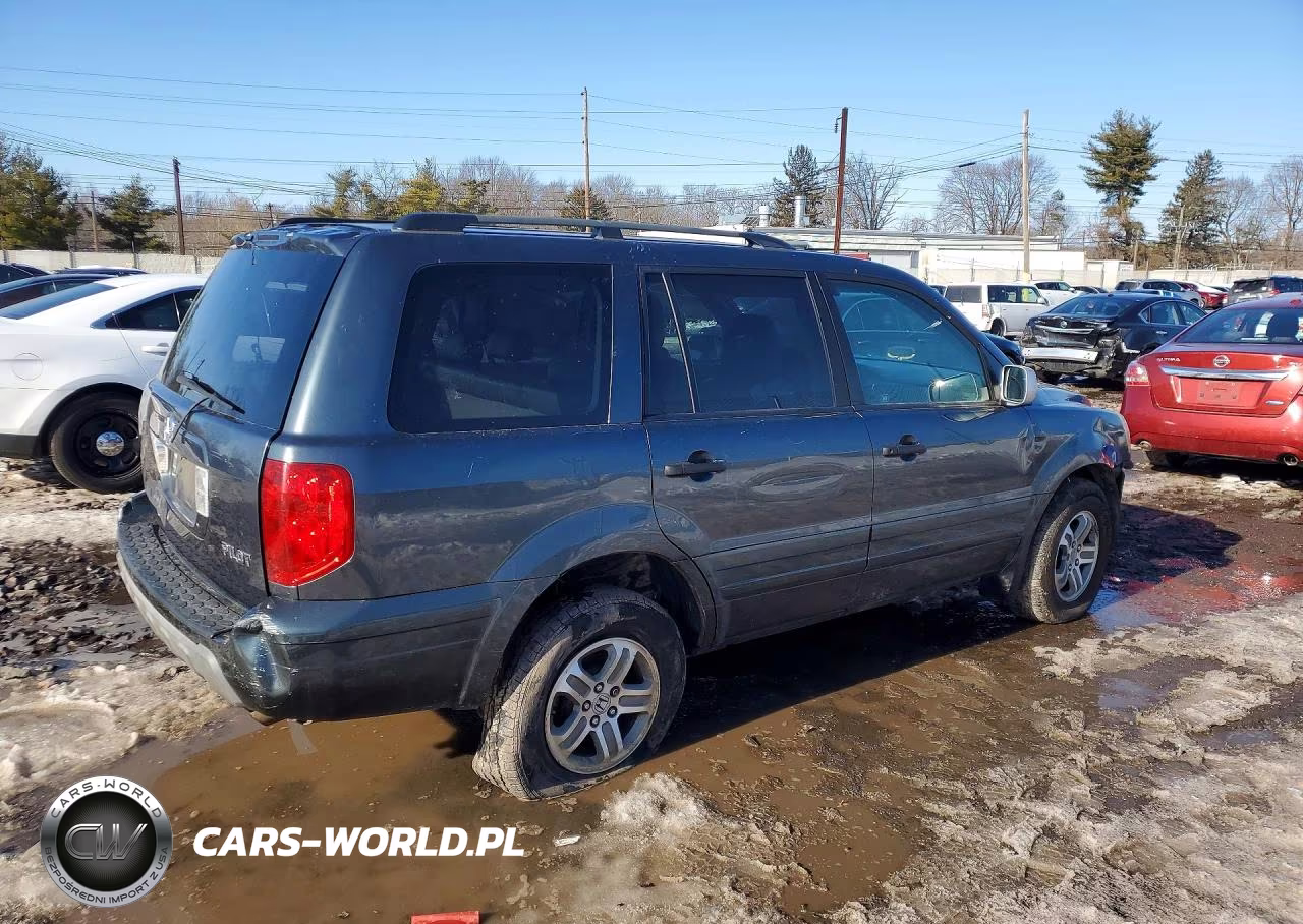 2005 Honda Pilot Exl VIN:5FNYF18555B029042 - 3