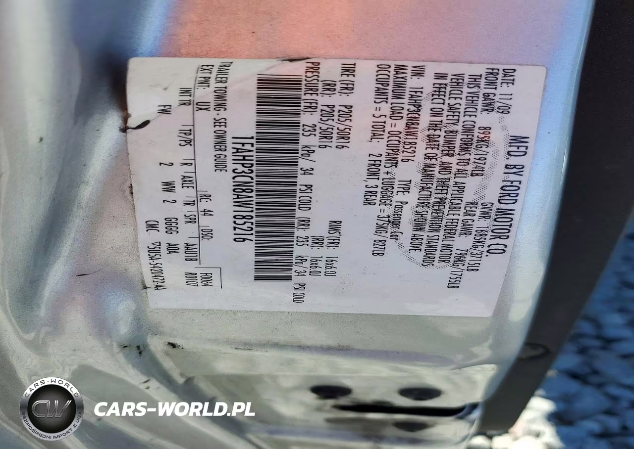 2010 Ford Focus Se VIN:1FAHP3CN8AW185216 - 12