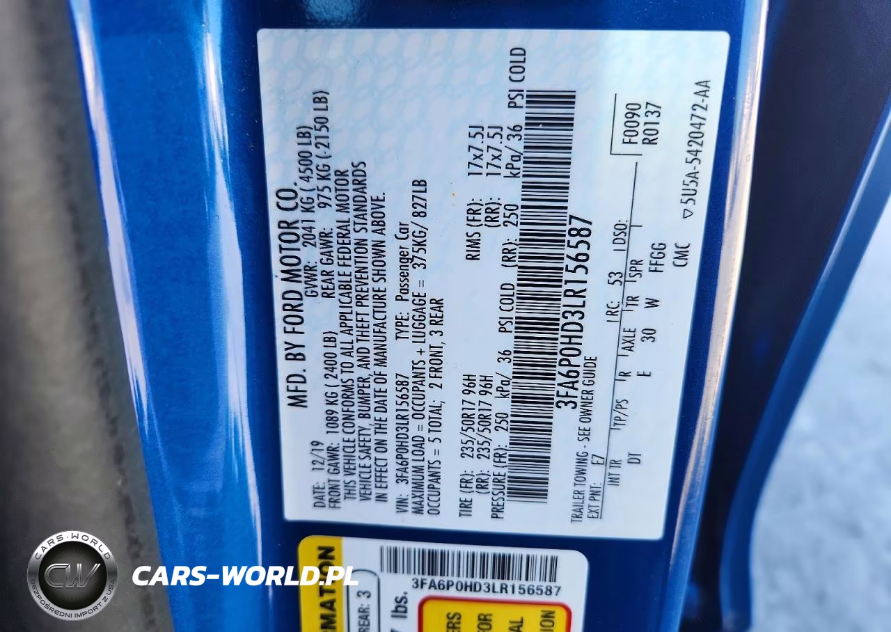 2020 Ford Fusion Se VIN:3FA6P0HD3LR156587 - 13