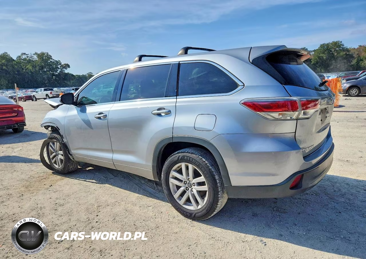 2016 Toyota Highlander Le VIN:5TDZKRFH2GS171777 - 2