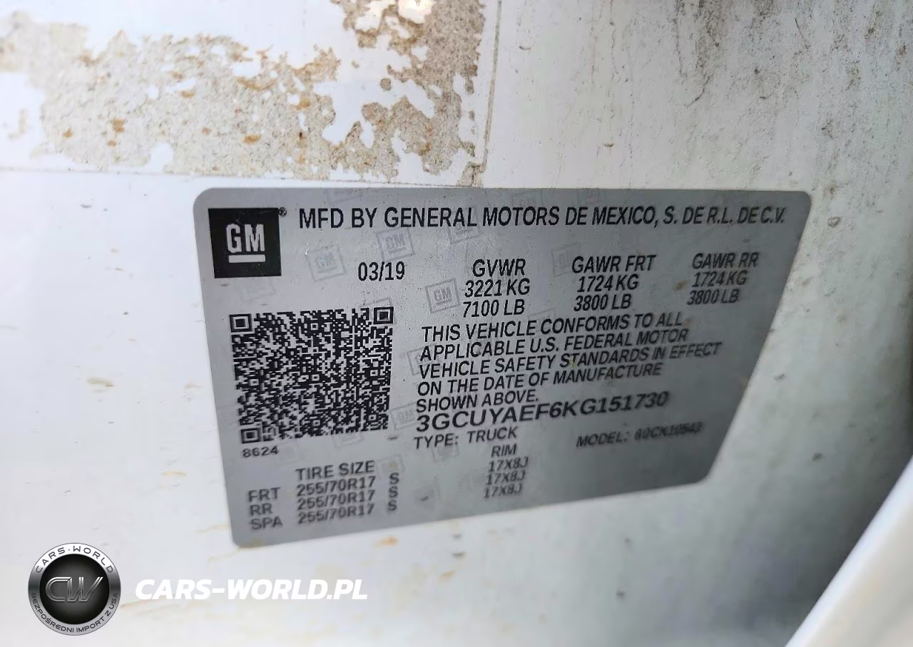 2019 Chevrolet Silverado K1500 VIN:3GCUYAEF6KG151730 - 12