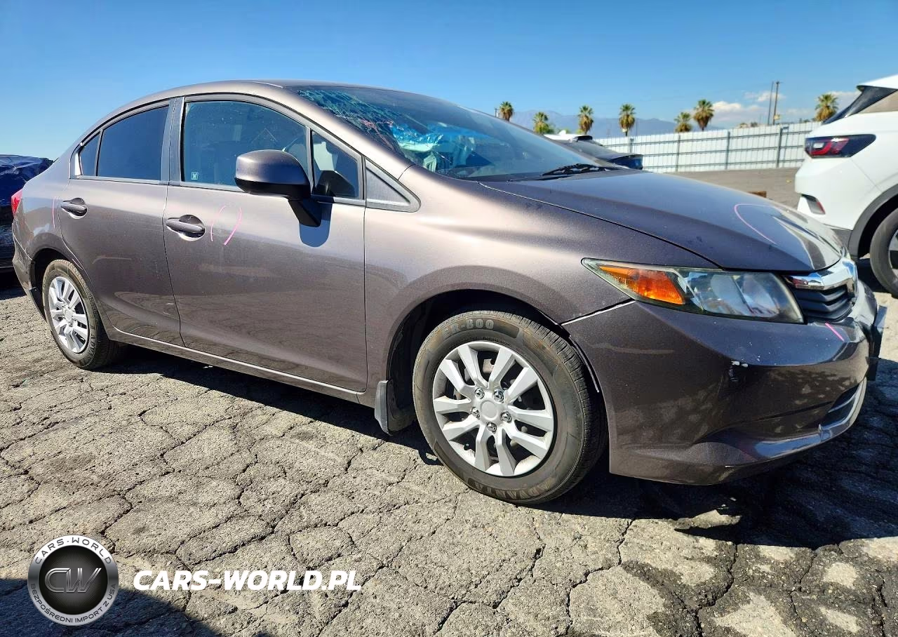 2012 Honda Civic Lx VIN:19XFB2F55CE387353 - 4