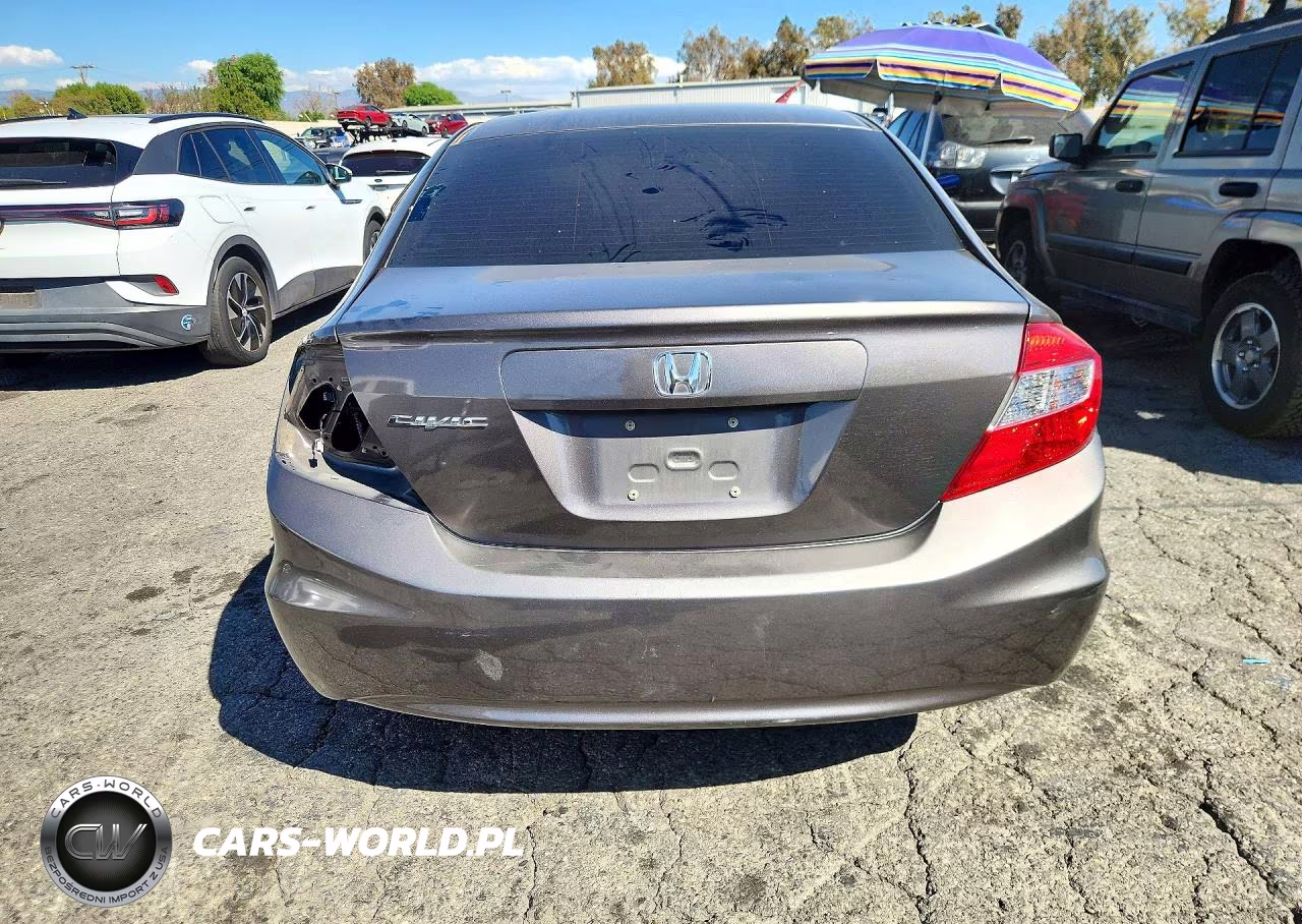 2012 Honda Civic Lx VIN:19XFB2F55CE387353 - 6