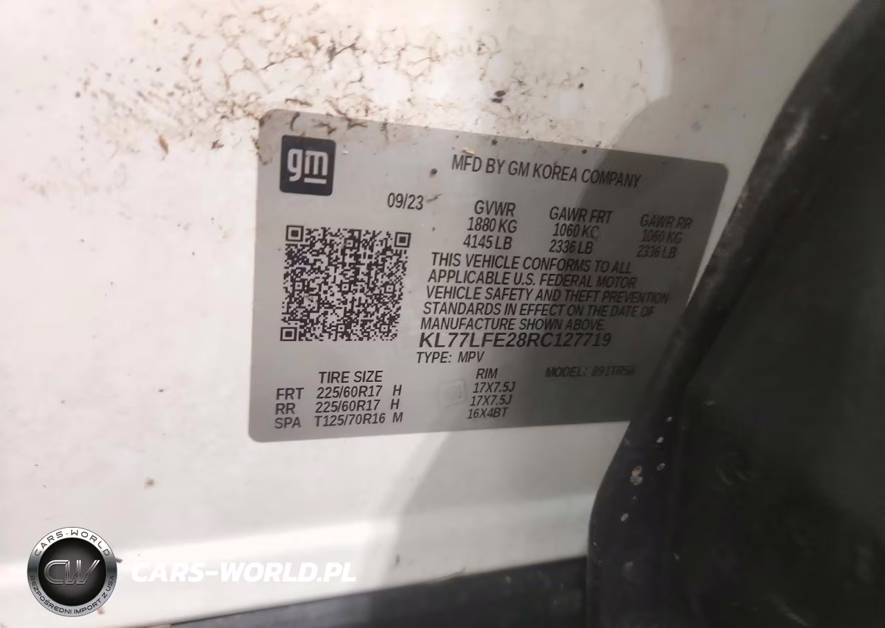 2024 Chevrolet Trax Ls VIN:KL77LFE28RC127719 - 13