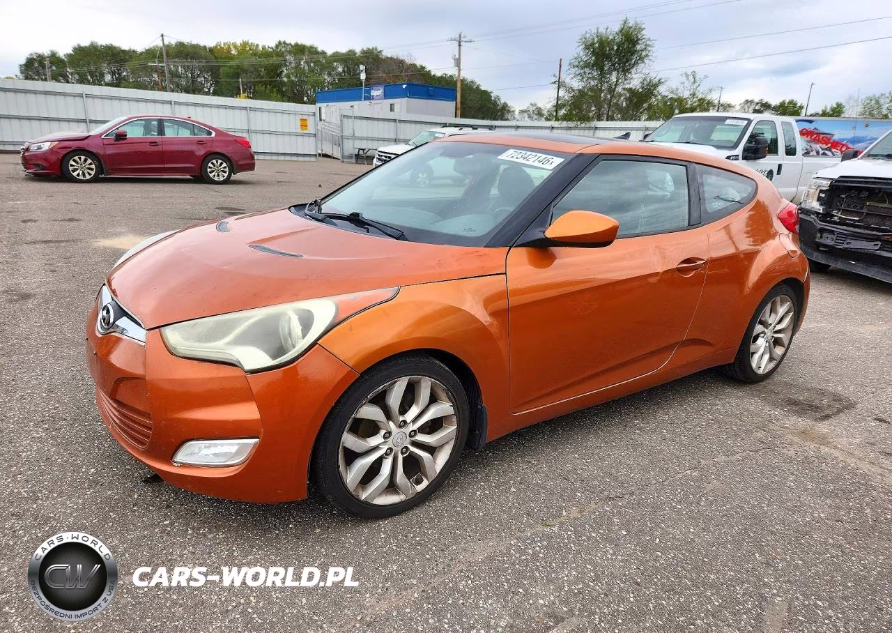 2012 Hyundai Veloster Base VIN:KMHTC6AD6CU066277 - 1