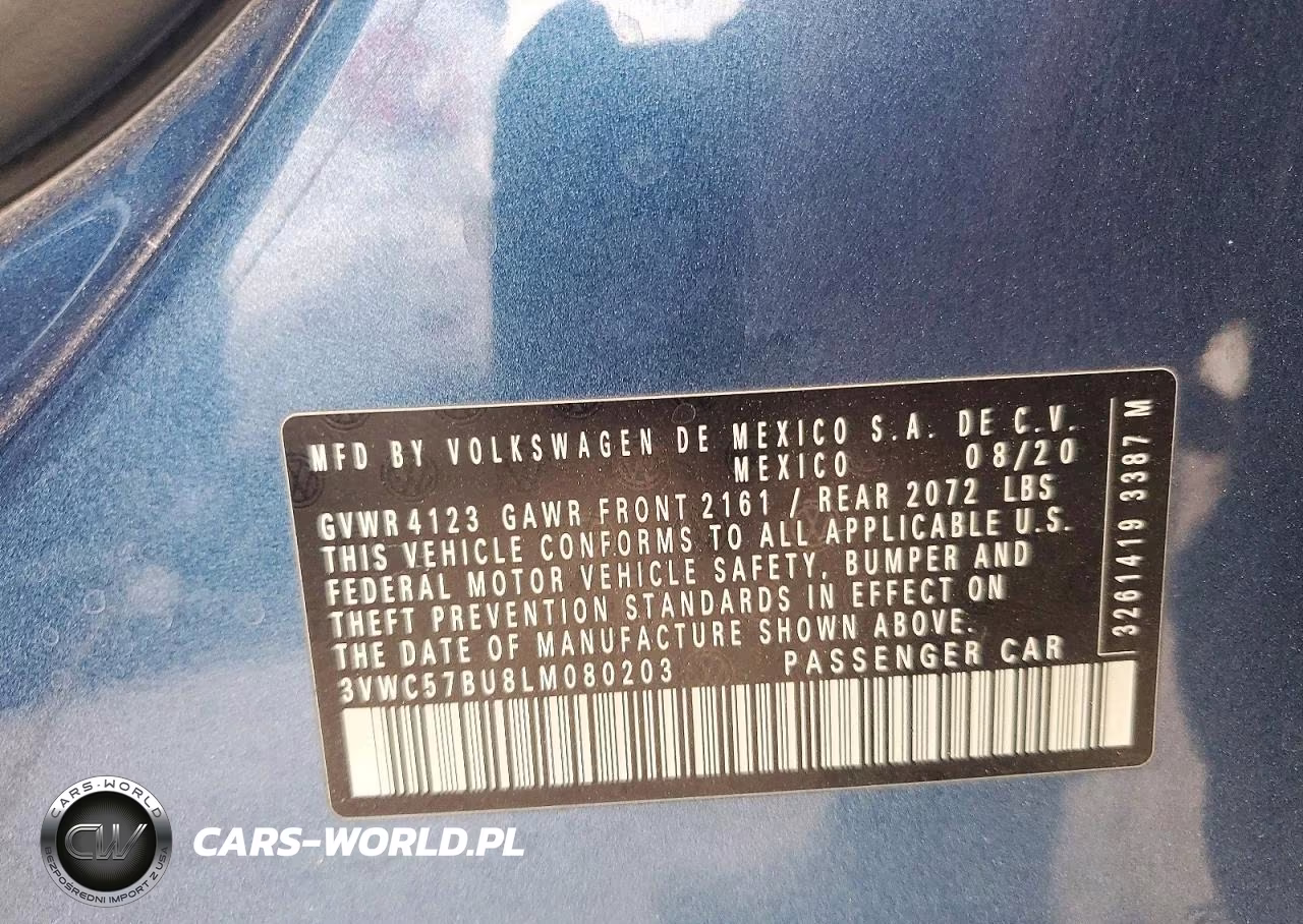 2020 Volkswagen Jetta S VIN:3VWC57BU8LM080203 - 13