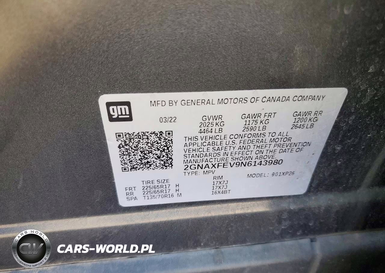 2022 Chevrolet Equinox Ls VIN:2GNAXFEV9N6143980 - 13