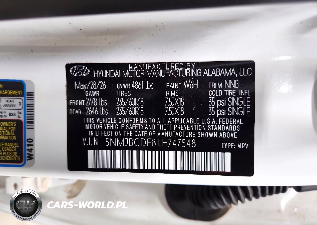 2026 Hyundai Tucson Sel VIN:5NMJBCDE8TH747548 - 13