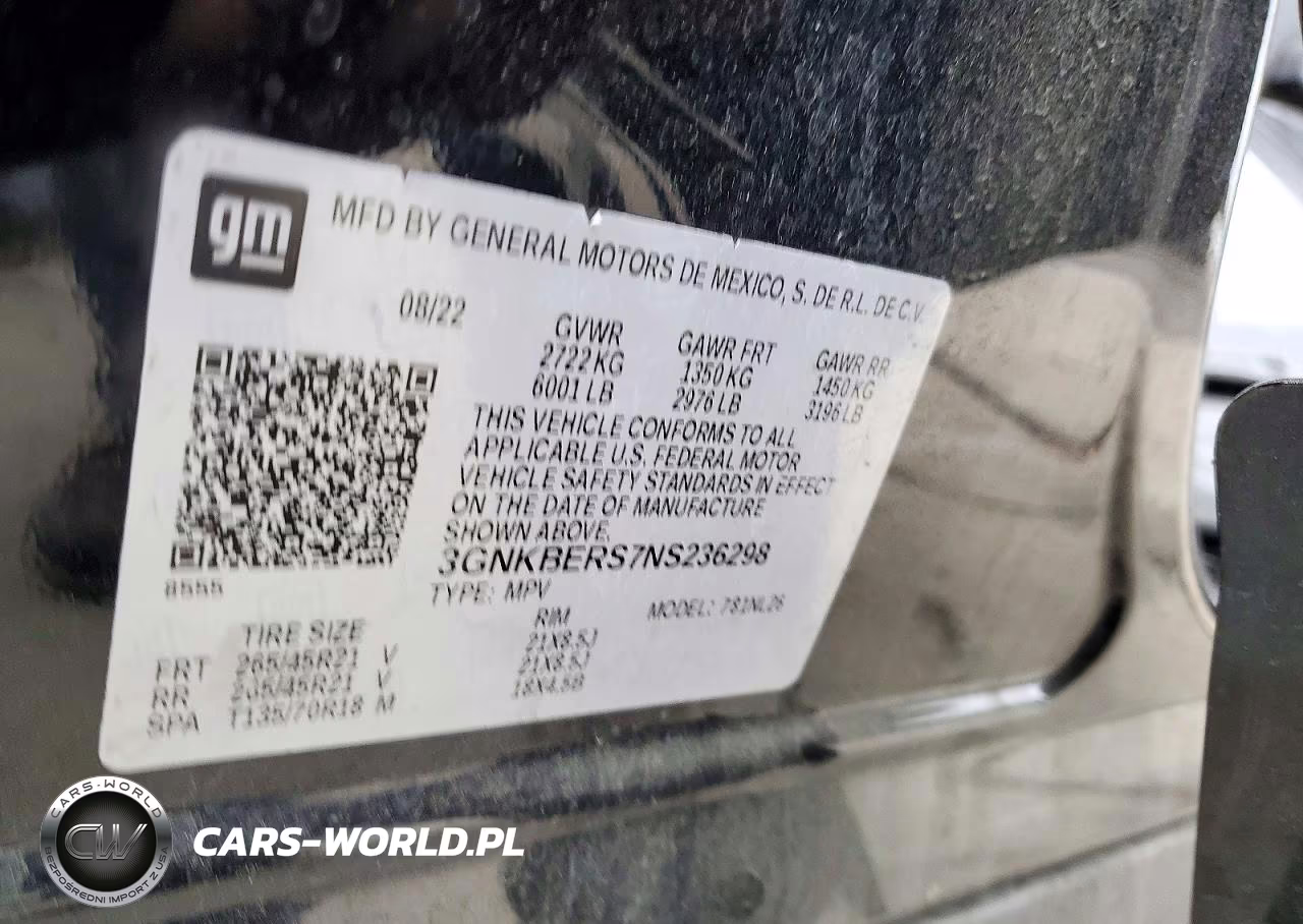 2022 Chevrolet Blazer Rs VIN:3GNKBERS7NS236298 - 13