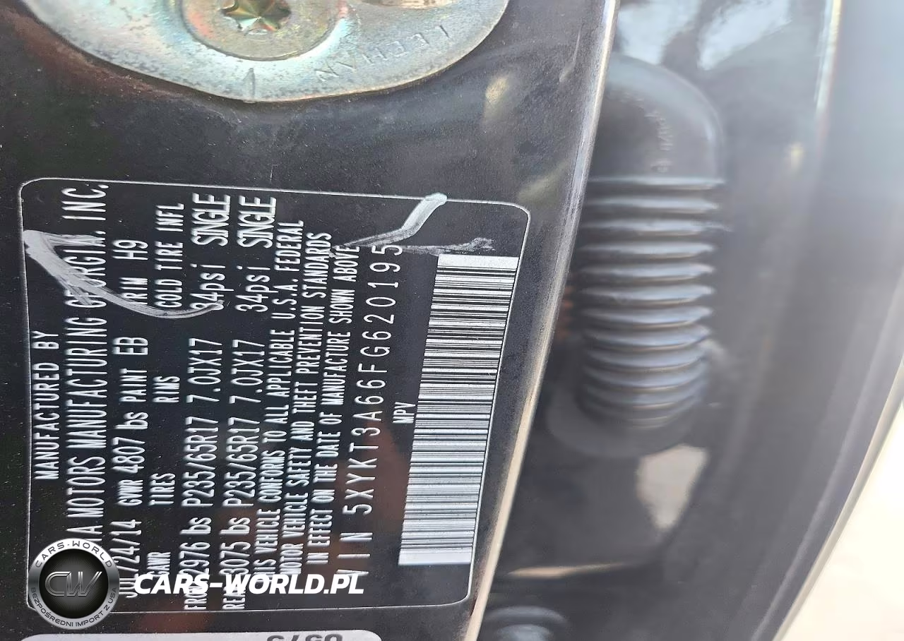 2015 Kia Sorento Lx VIN:5XYKT3A66FG620195 - 13