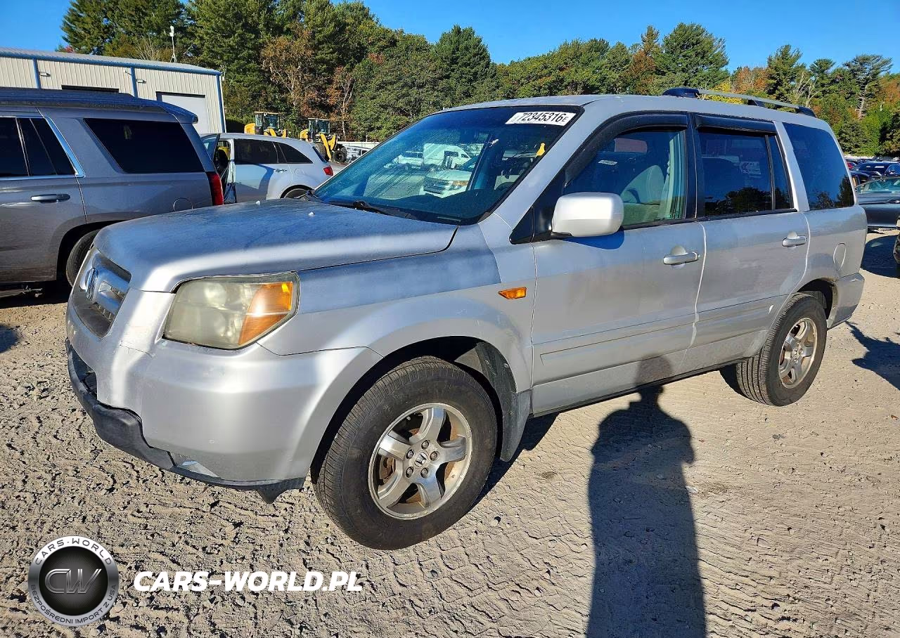 2006 Honda Pilot Ex VIN:2HKYF18426H526186 - 1