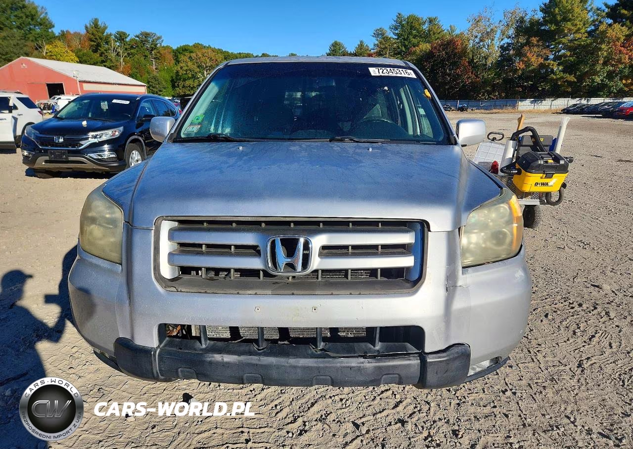 2006 Honda Pilot Ex VIN:2HKYF18426H526186 - 5