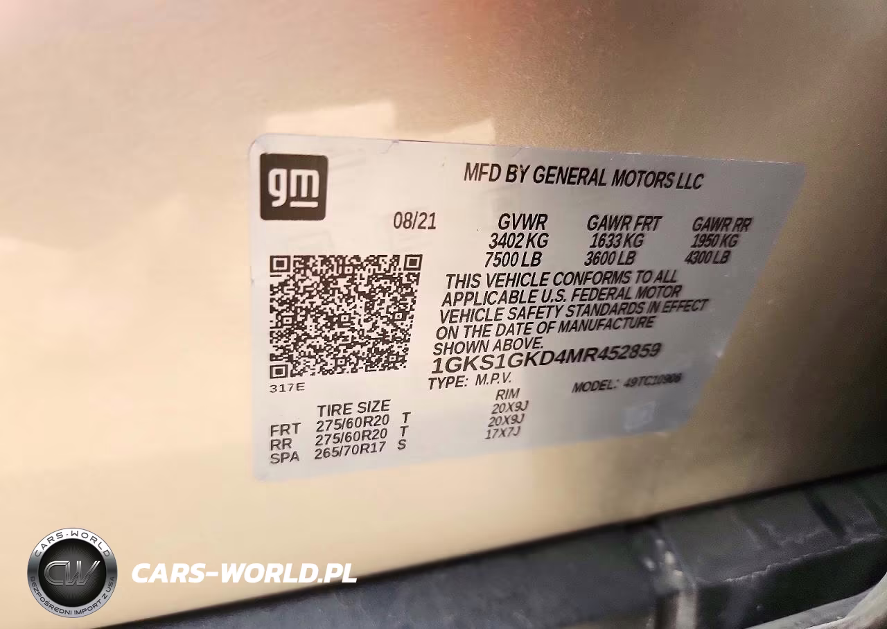 2021 GMC Yukon Xl C1500 Slt VIN:1GKS1GKD4MR452859 - 13