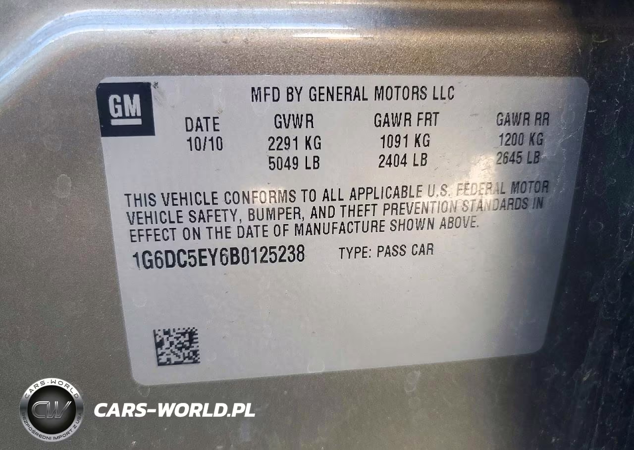 2011 Cadillac Cts VIN:1G6DC5EY6B0125238 - 12