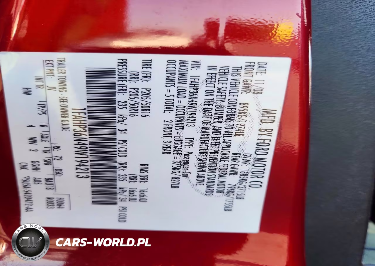 2009 Ford Focus Ses VIN:1FAHP36N49W194213 - 12