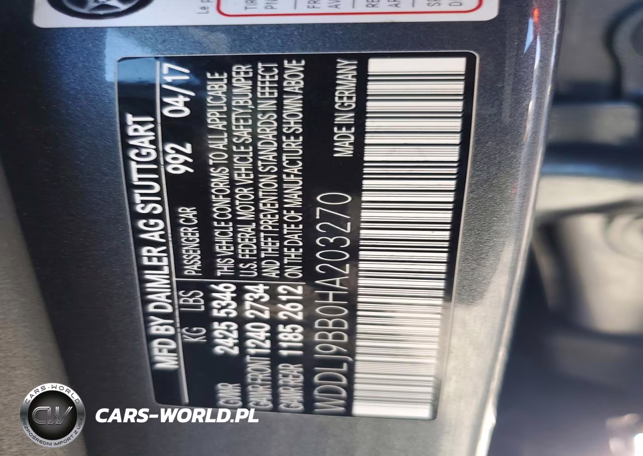2017 Mercedes-Benz Cls 550 4Matic VIN:WDDLJ9BB0HA203270 - 12