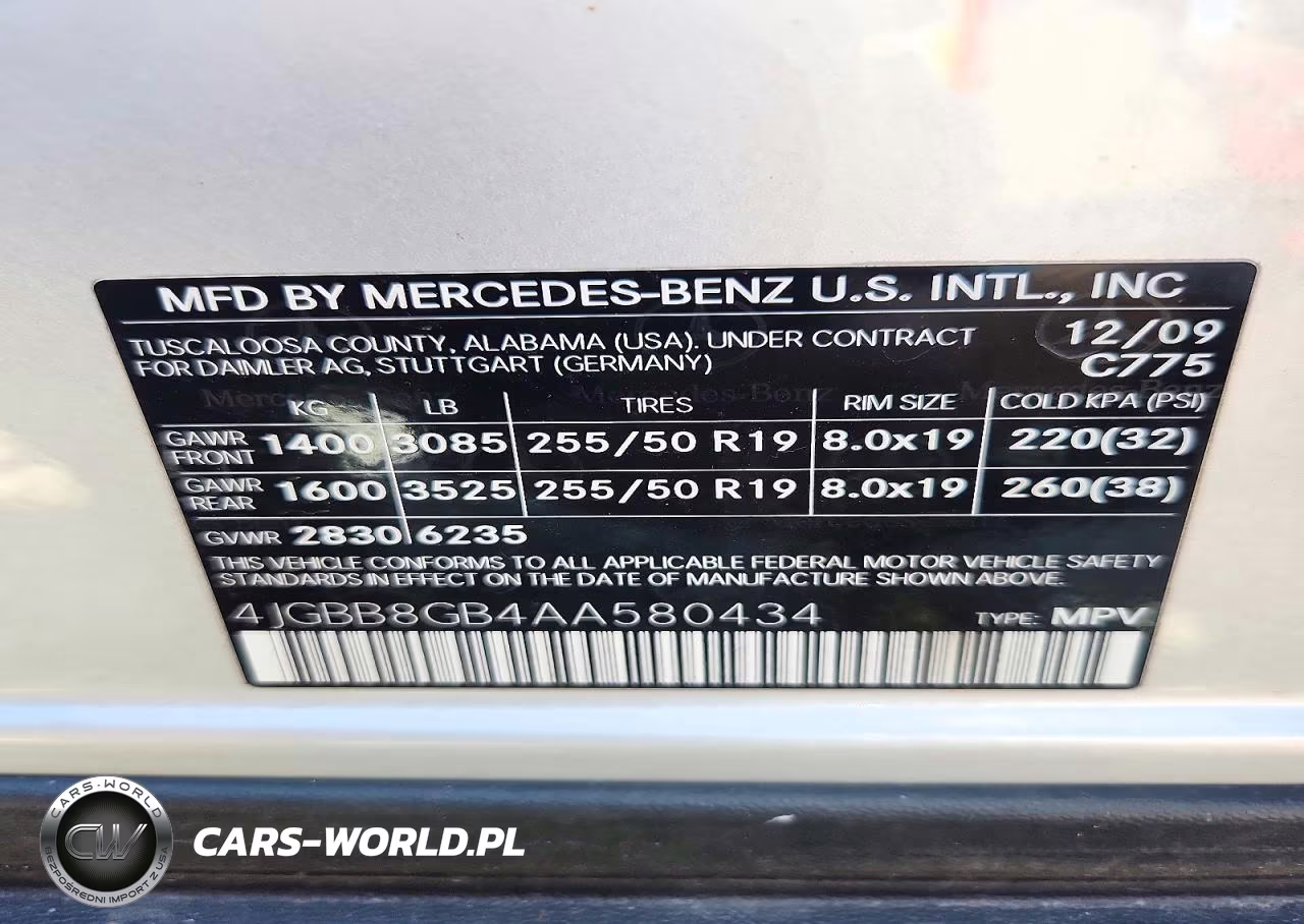 2010 Mercedes-Benz Ml 350 4Matic VIN:4JGBB8GB4AA580434 - 13