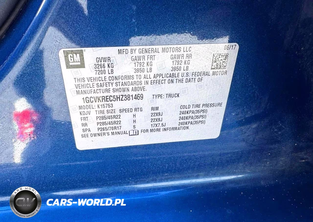 2017 Chevrolet Silverado K1500 Lt VIN:1GCVKREC5HZ381469 - 12