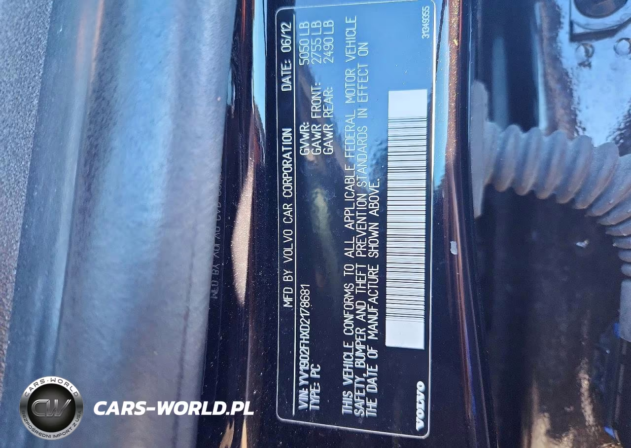 2013 Volvo S60 T6 VIN:YV1902FHXD2178681 - 13
