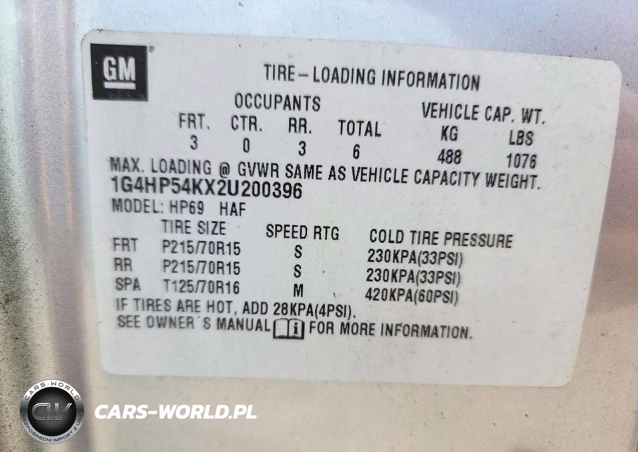2002 Buick Lesabre Custom VIN:1G4HP54KX2U200396 - 12