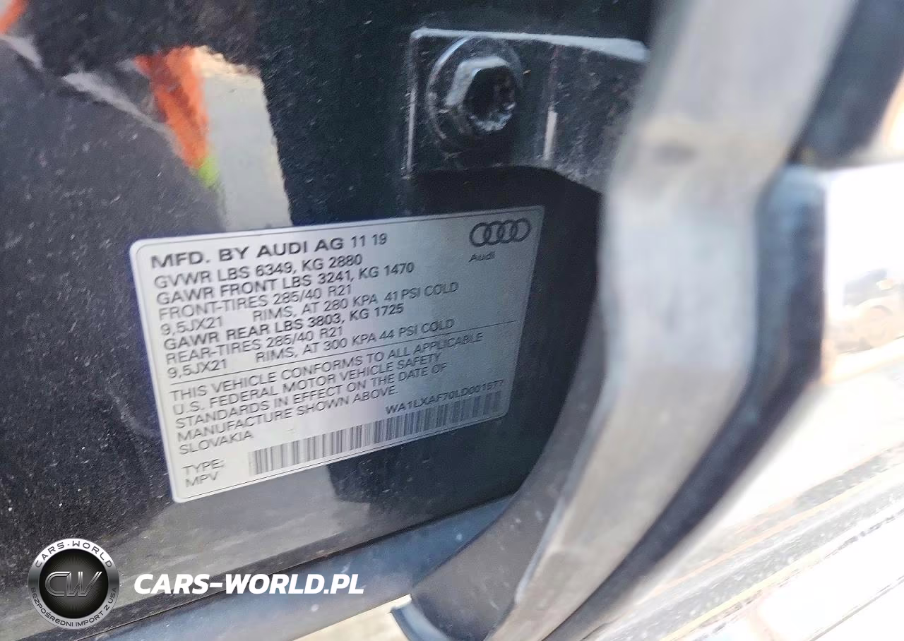 2020 Audi Q7 Premium Plus VIN:WA1LXAF70LD001577 - 12
