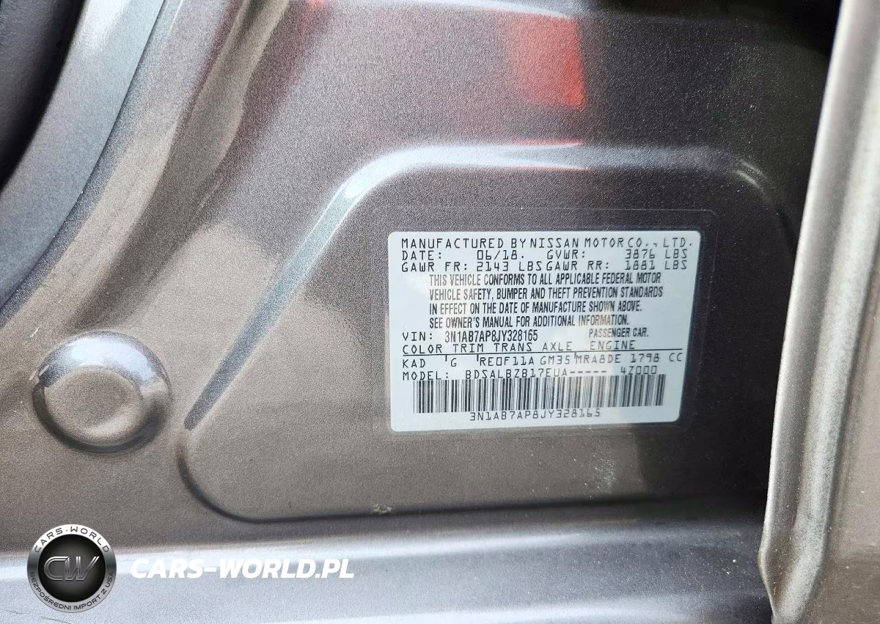 2018 Nissan Sentra S VIN:3N1AB7AP8JY328165 - 12