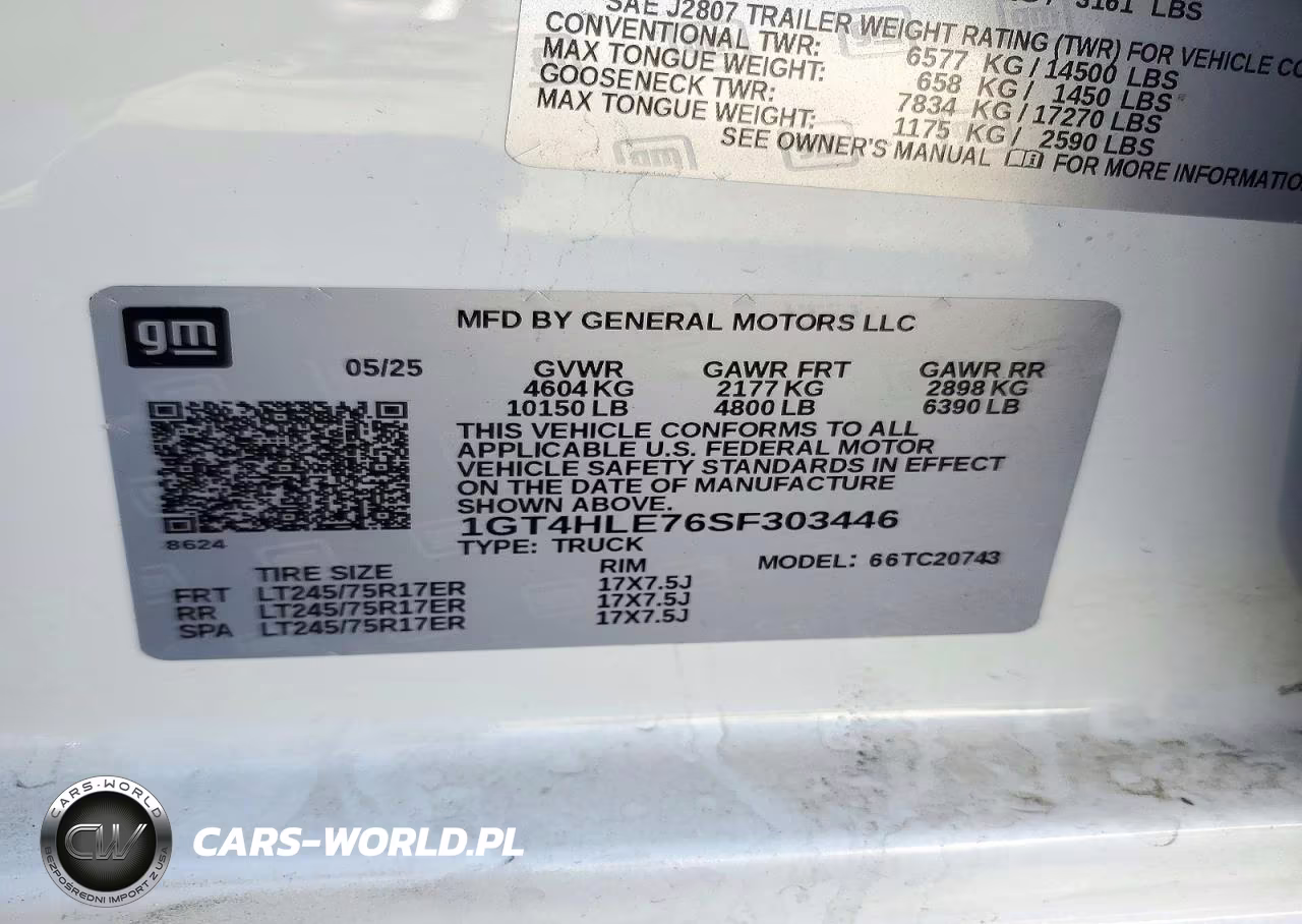 2025 GMC Sierra C2500 Heavy Duty VIN:1GT4HLE76SF303446 - 12