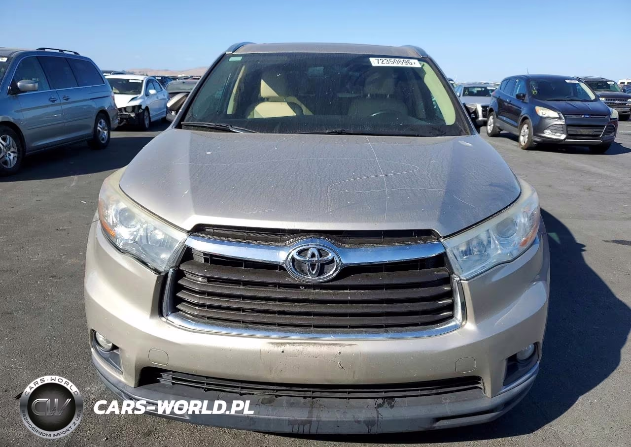 2014 Toyota Highlander Xle VIN:5TDJKRFH9ES019909 - 5